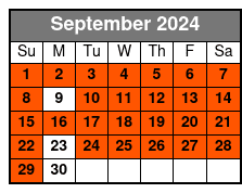 911 Museum September Schedule