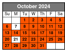 911 Museum October Schedule