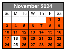 911 Museum November Schedule
