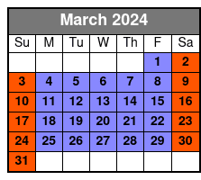 Central Park Horse Carriage Ride March Schedule