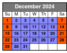 Standard December Schedule