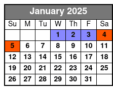 Standard January Schedule