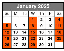 Seven Penn Plaza 8:10am January Schedule