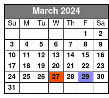 2:30pm March Schedule