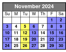 2:30pm November Schedule