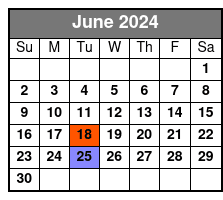Tour June Schedule