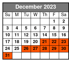 3:00pm December Schedule