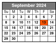 7pm September Schedule
