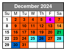 Minimum 4 People Required December Schedule