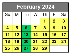 Statue of Liberty and Ellis Island Ferry Ticket Optional Upgrade February Schedule