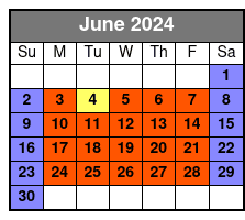 Central Park Short Tour-25 Min June Schedule