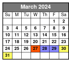 Underground Donut Tour's Only Donut Tour March Schedule
