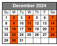 English Tours] December Schedule