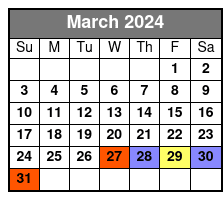Statue of Liberty, Ellis Island & Round Trip Ferry March Schedule