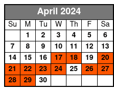 11am TriBeCa April Schedule