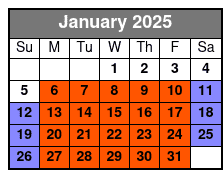Long Ride with Photostop January Schedule