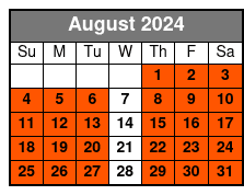 Met Pre-Orientation and Self August Schedule
