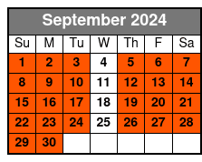 Met Pre-Orientation and Self September Schedule