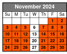 Met Pre-Orientation and Self November Schedule