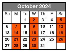 Philadelphia and Amish Tour October Schedule