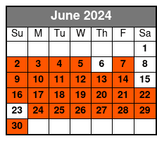 11am Tour June Schedule