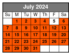 11am Tour July Schedule