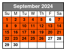 11am Tour September Schedule