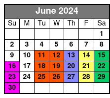 Moonshine June Schedule