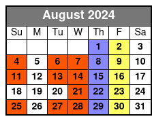 Pirates August Schedule