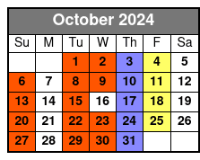Pirates October Schedule