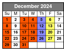 Pirates December Schedule