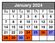 New York Contrasts Tour January Schedule