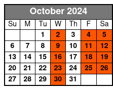 Customized Facial October Schedule