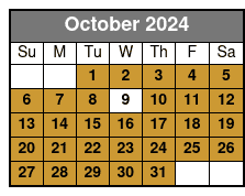 Combination Ticket October Schedule