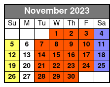 Electric Bike Tour of Central Park & Upper Manhattan November Schedule