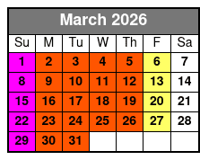 Historic Lancaster Photo Shoot Tour March Schedule
