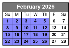 Historic Lancaster Photo Shoot Tour February Schedule