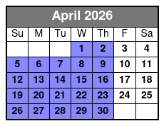 Historic Lancaster Photo Shoot Tour April Schedule