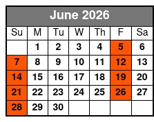 Historic Lancaster Photo Shoot Tour June Schedule