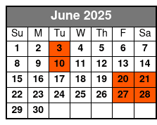 Lancaster History and Breakfast Walking Tour June Schedule