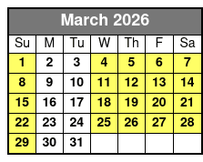 Lancaster Axe-Throwing March Schedule