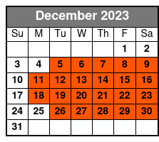 15:00 December Schedule