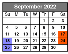 Hersheypark September Schedule