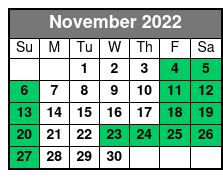 Hersheypark November Schedule