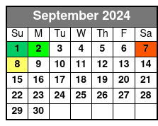 Hersheypark September Schedule