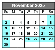 Hersheypark November Schedule