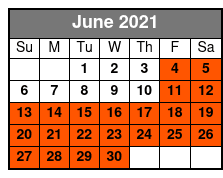 Lancaster: Evening Ghost Tour by Candlelight June Schedule