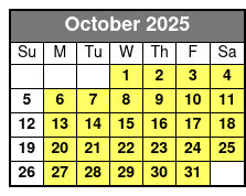Guided Tour of the 1792 Johannes Mueller House October Schedule