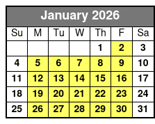 Guided Tour of the 1792 Johannes Mueller House January Schedule