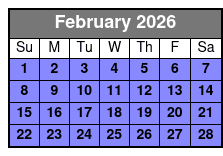 Create Your Own Candy Bar February Schedule